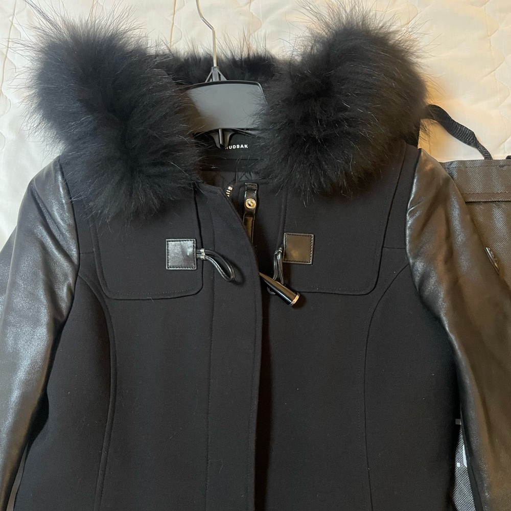 RUDSAK Black Leather Jacket - Picture 2 of 13